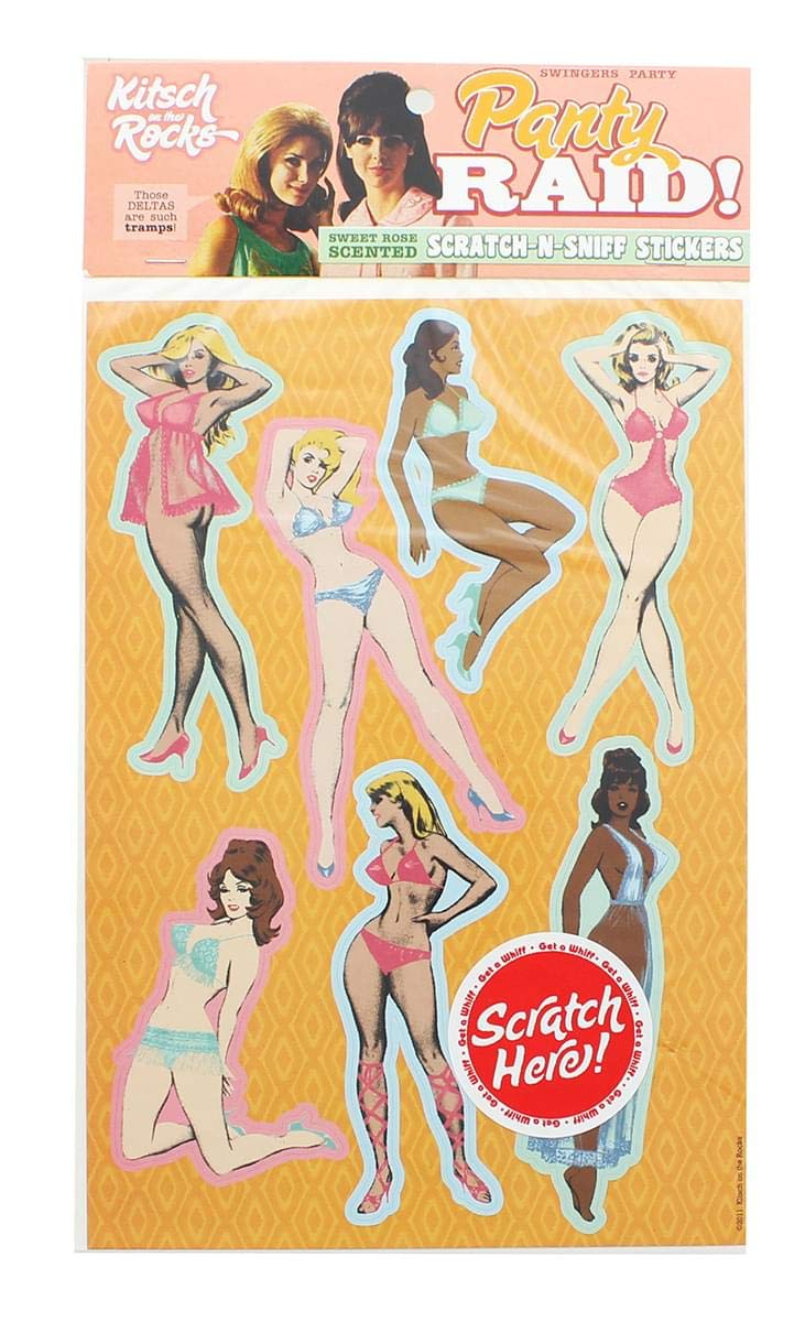 Kitsch on the Rocks Panty Raid Scratch-n-Sniff Sticker Pack