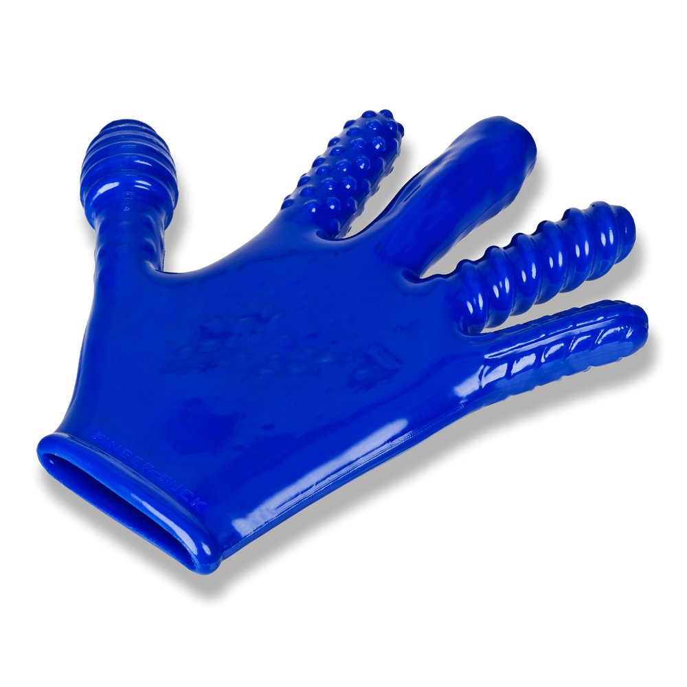 Oxballs Finger Fuck Glove, Blue, 345 Gram