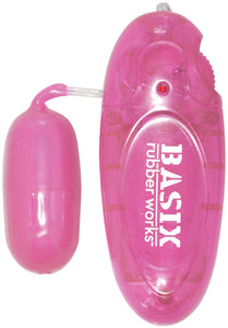 Basix Rubber Jelly Egg - Pink