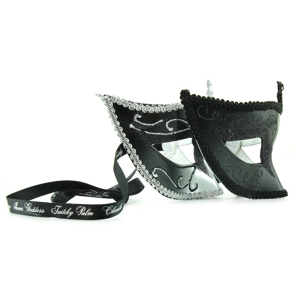 Fifty Shades of Grey Masks On Masquerade Mask Twin Pack