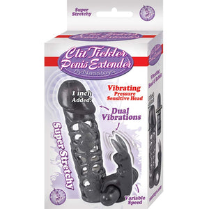 Clit Tickler Penis Extender Black