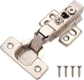 DecoBasics Half Overlay Soft close cabinet Hinges for Kitchen cabinets (100 Pcs) -105A Frameless concealed cabinet Door Hinge -3