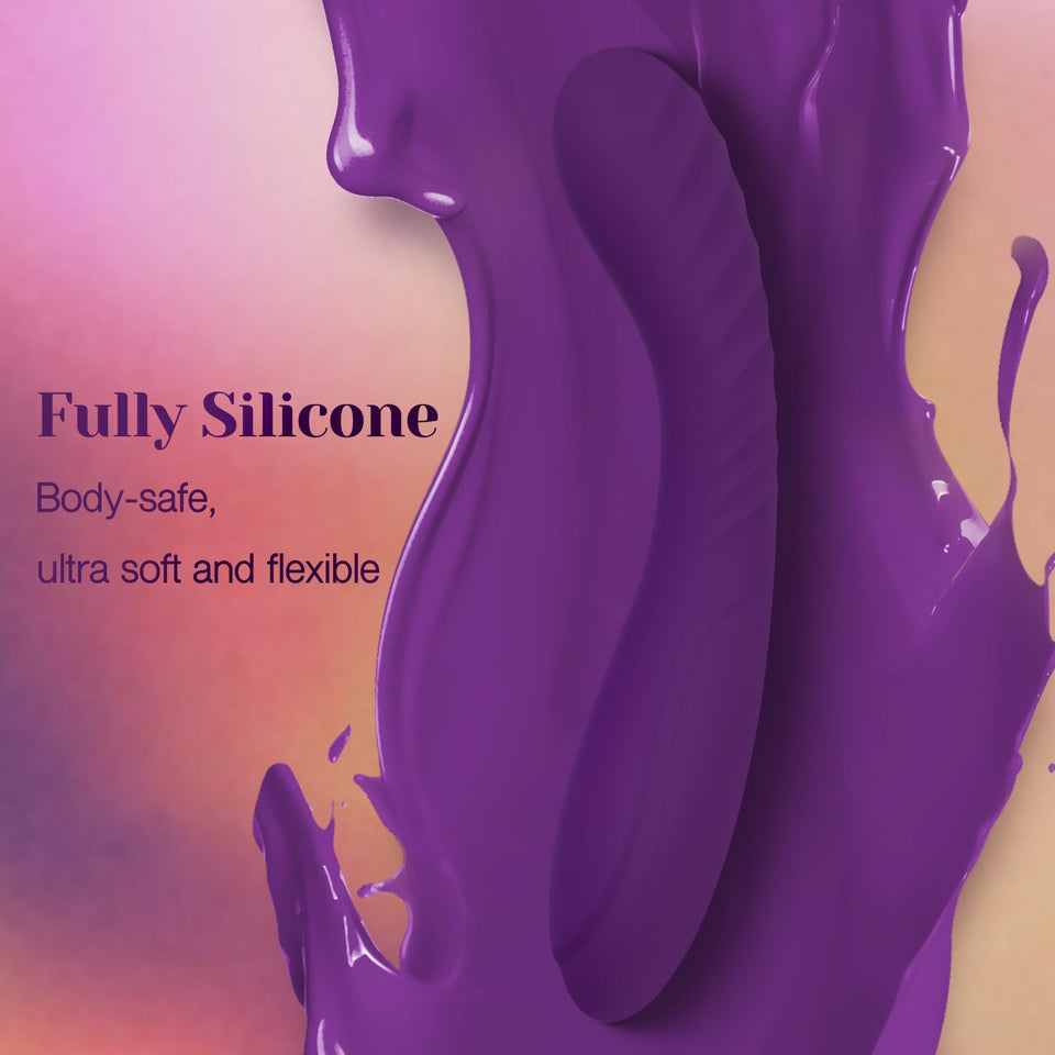 Tracy 's Dog Powerful G Spot Vibrator for Deep Penetration, Adult Sex Toys for Women and Couples, Full Silicone Soft Vibrating D