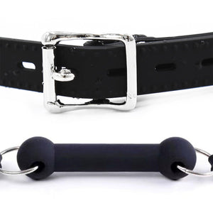 Leather Restraints Ball Mouth Plug Silicone Bondage Ball Gag Bondage Restraints Bite Gag Adult Sex Toys Leather Bondage Toys Fau