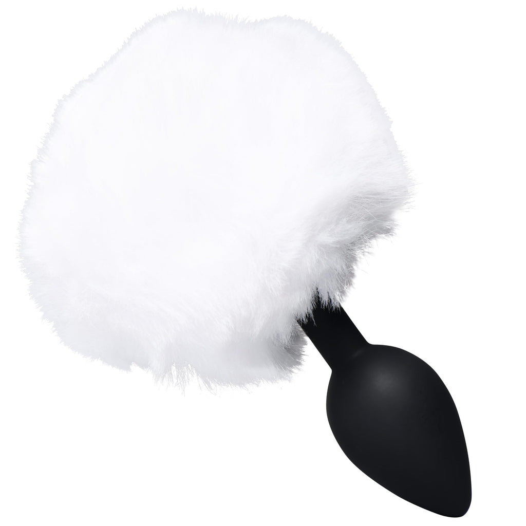 Tailz Fluffy Bunny Tail Sili Plug Wht