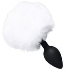 Tailz Fluffy Bunny Tail Sili Plug Wht