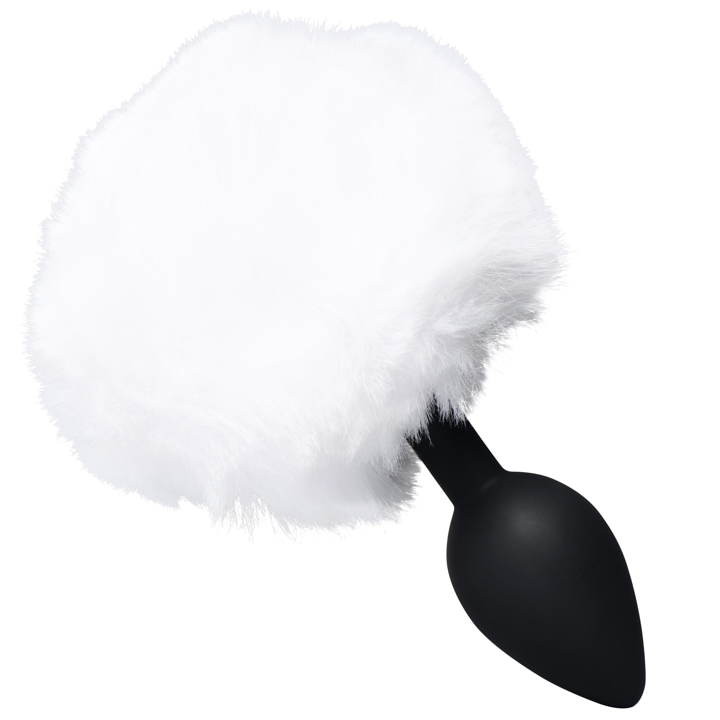 Tailz Fluffy Bunny Tail Sili Plug Wht