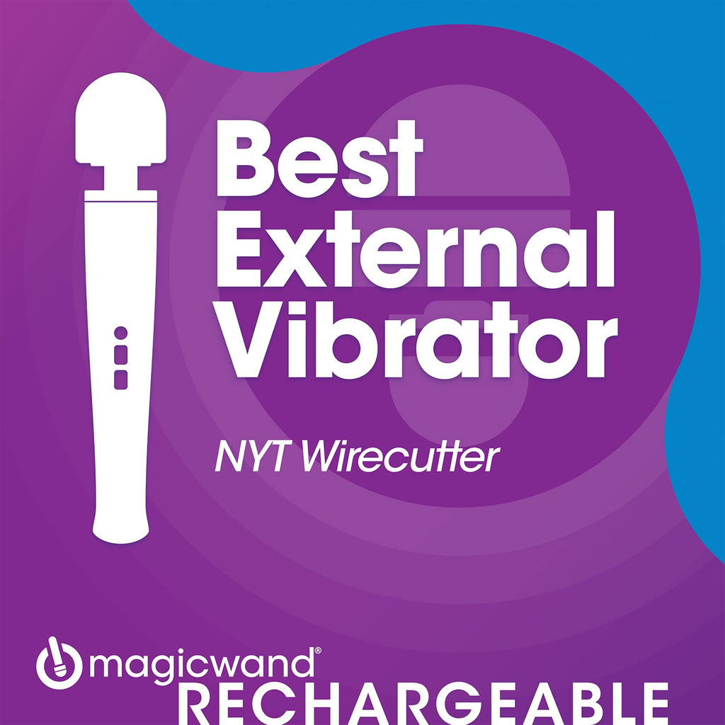 Magic Wand Massager Rechargeable Hv-270 - Cordless Multi-Function Variable-Speed Neck Massager With Soft Silicone Head - Persona
