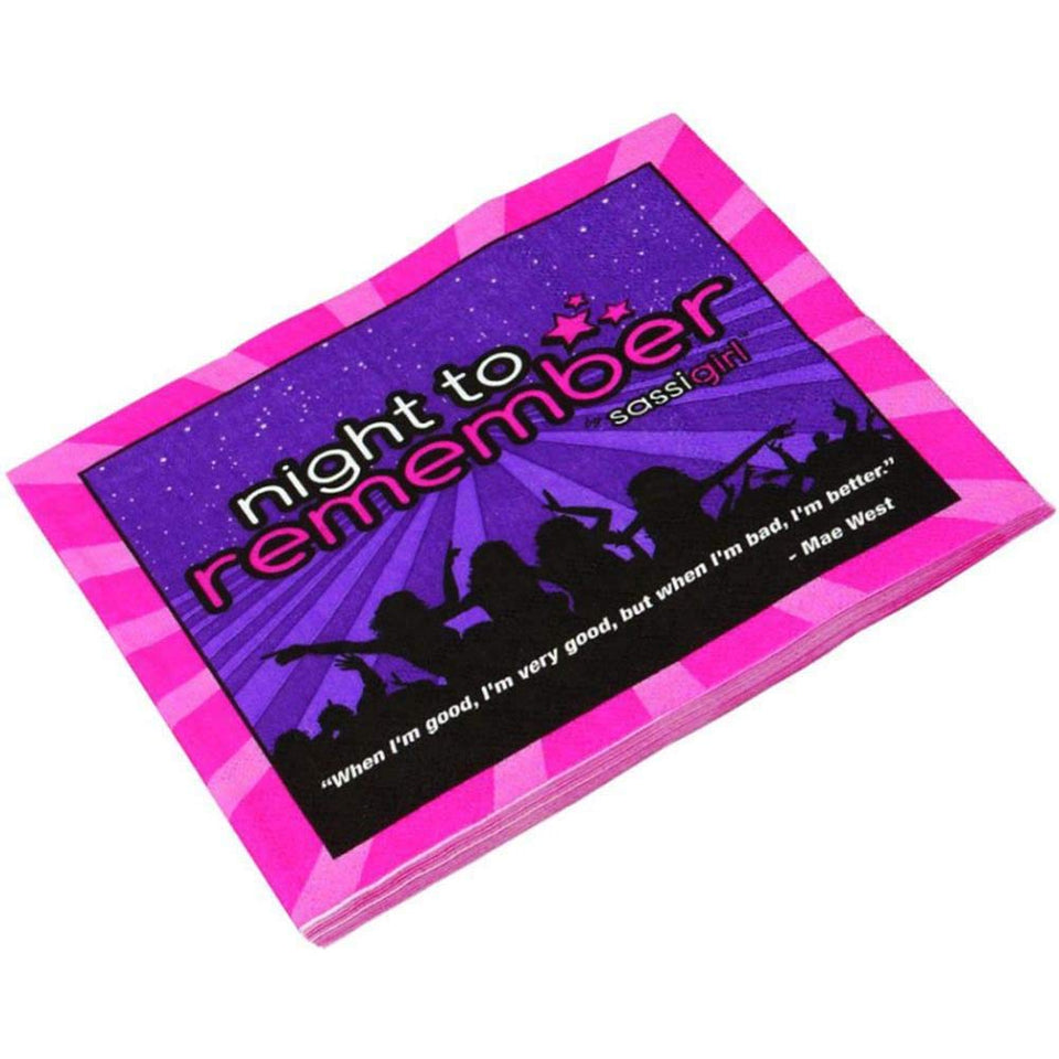 Night To Remember Standard Napkins, 10 Count