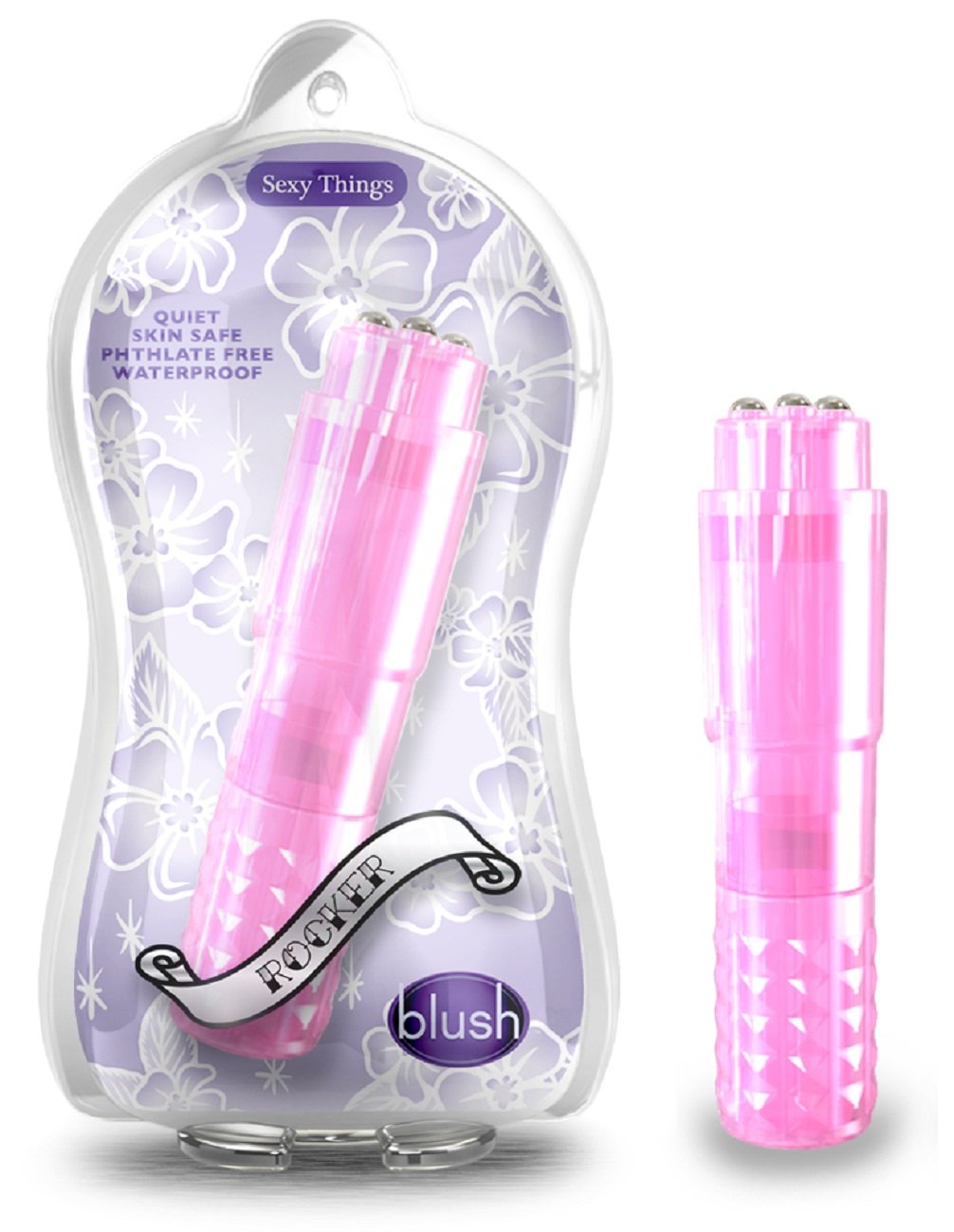 Discreet Powerful Pocket Vibrator - Clitoral Pinpoint Stimulator - Waterproof - Sex Toy For Women - Sex Toy For Couples (Purple)