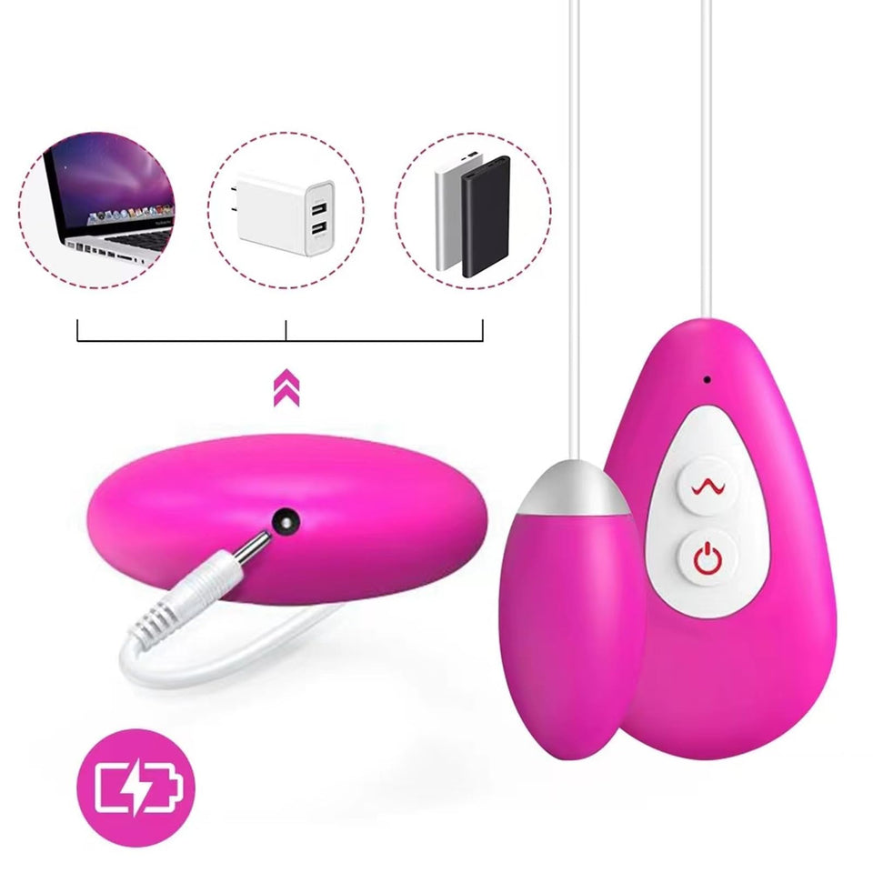 Bullet Vibrator with G-Point 10 Frequency Remote Control, LvBerGer Adult Products, Silicone Mini Bullet Vibrator for Women and M