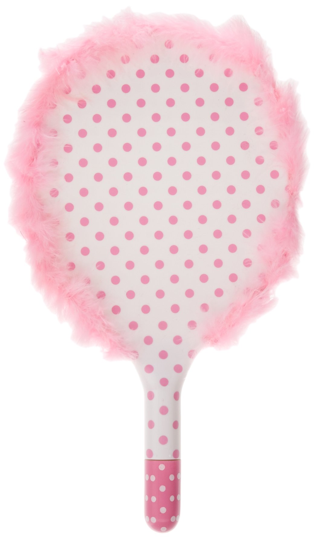 Hott Products Horny Honey Pank Paddle W/Vibe Handle, White With Pink Polka Dots
