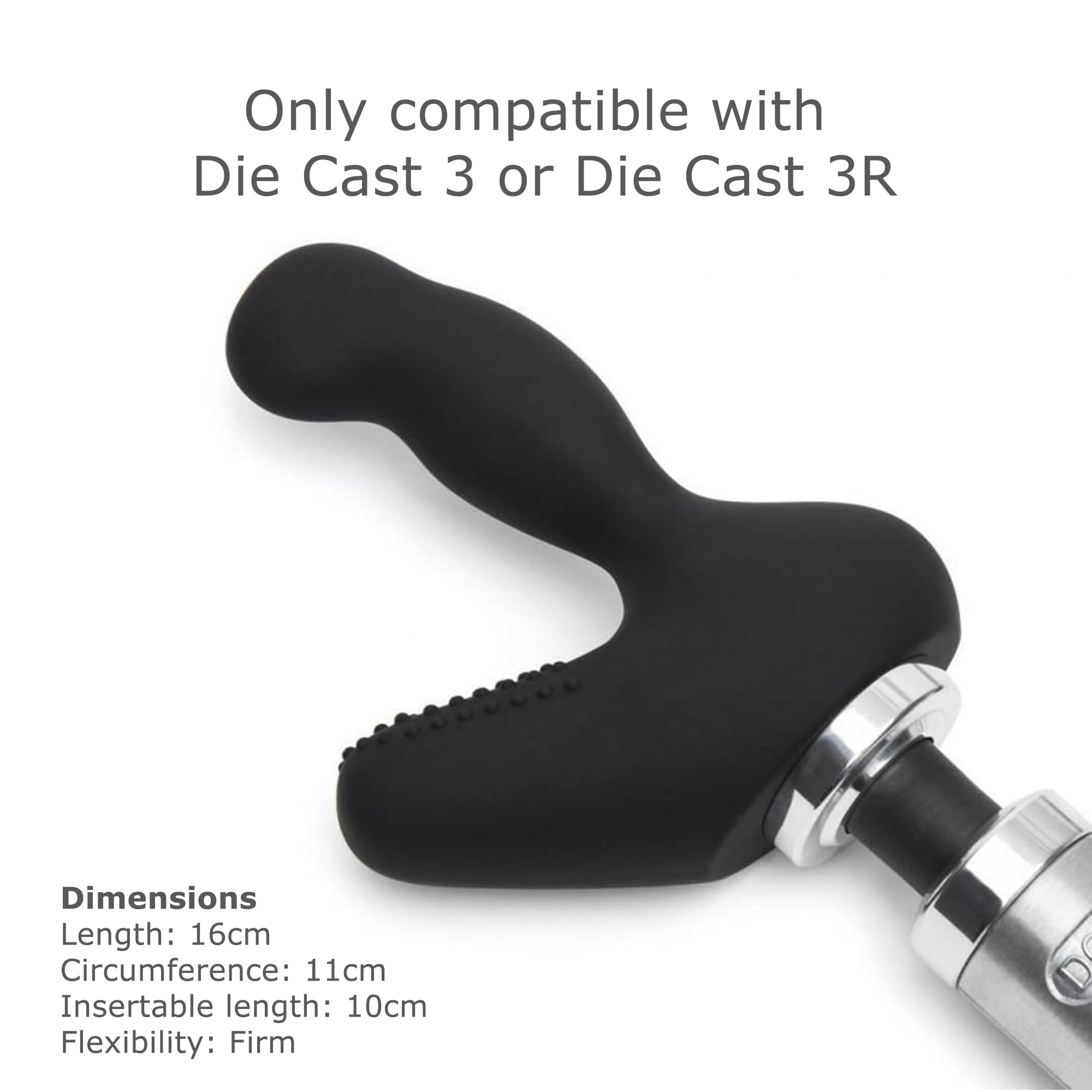 Doxy Number 3 Massage Wand Attachments Prostate Stimulator - Die Cast 3R Wand Massager Attachments Adult Sex Toys - Prostate Mas