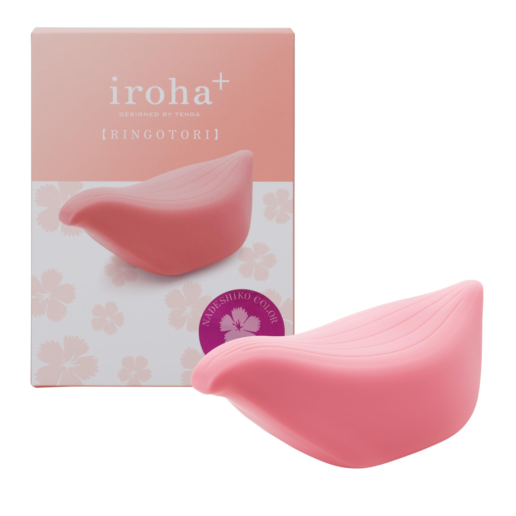 iroha iroha+ Tori Renewal Pleasure Item Vibrator for Women, Clitoral Waterproof Rechargeable Vibrator, Nadeshiko Color
