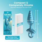 Luv Inc Tr59 Taper Swirl RingLuvPlug Blu