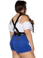 2 Pc Lederhosen Honey, Include - 1X-2X / Multicolor