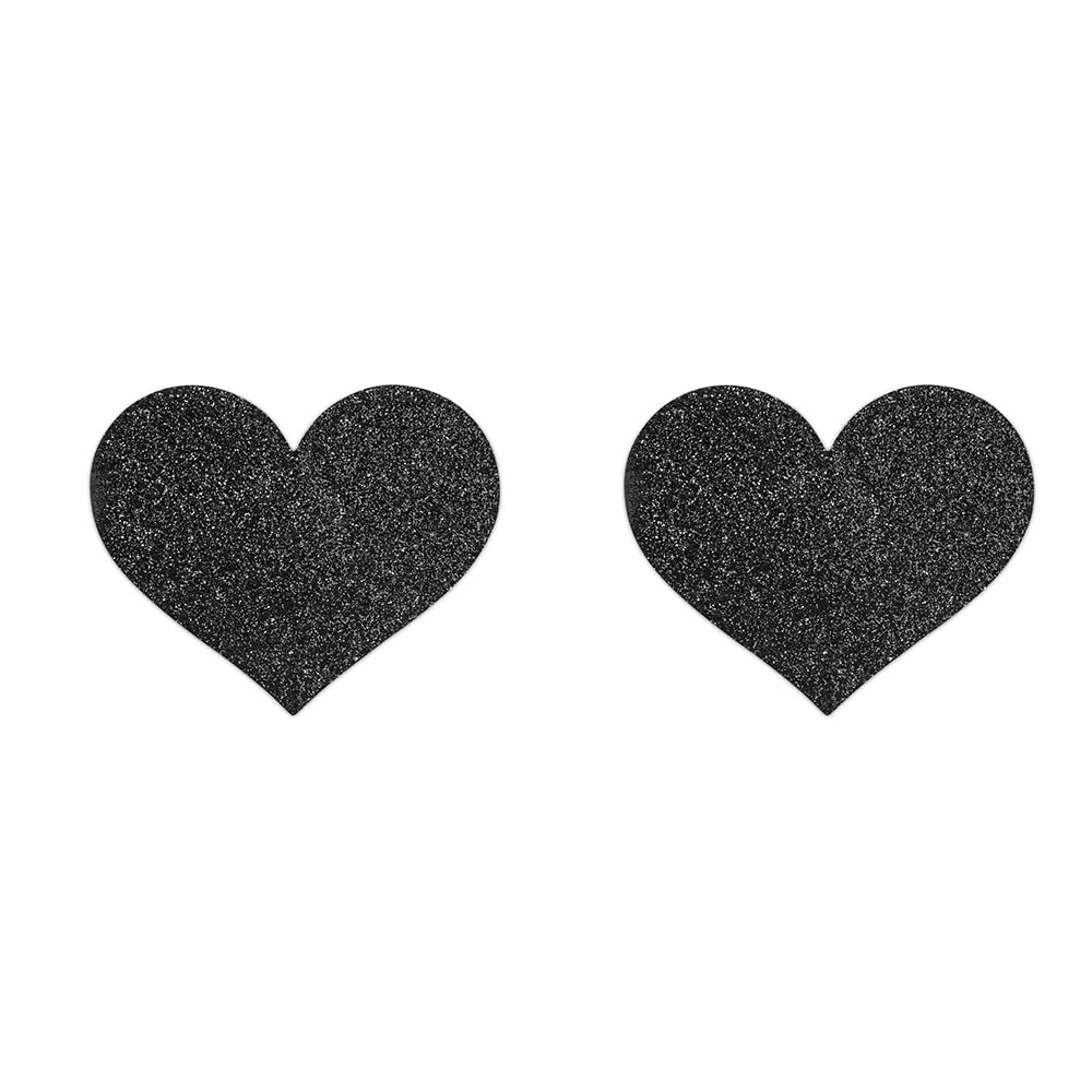 SB Bijoux giltter black Heart  Pastie