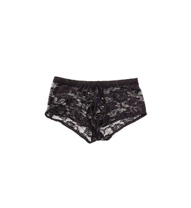 Male Power Stretch Lace Mini Trunk 145162 XLBlack