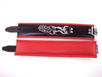 Rouge Padded Ankle Cuff Black/Red