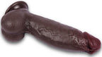 8 '' Huge Thick Big Black Dildo - Tantastar BBC Dual Density Silicone Anal Dildo, 7 '' Girthy Fat Giant Dildos with Suction Cup,