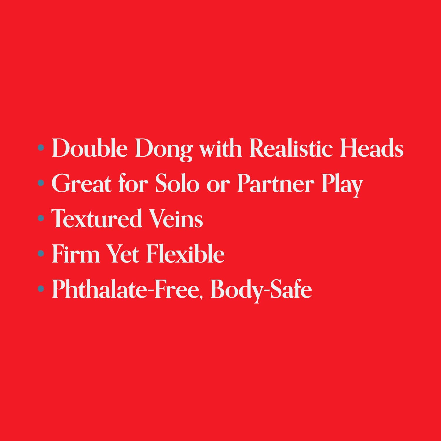 Veined Double Header Dong 18In. (White)