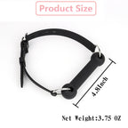 Leather Restraints Ball Mouth Plug Silicone Bondage Ball Gag Bondage Restraints Bite Gag Adult Sex Toys Leather Bondage Toys Fau