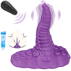 Women Sex Toys Monster Dildo - Adult Toys Fantasy Dildo Vibrators with 10 Modes for G Spot Vagina Anal Stimulation, Vibrating Su
