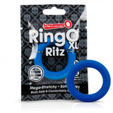 Screaming O Ringo Ritz Xl Mega Stretchy Silicone Cock Ring (Blue)