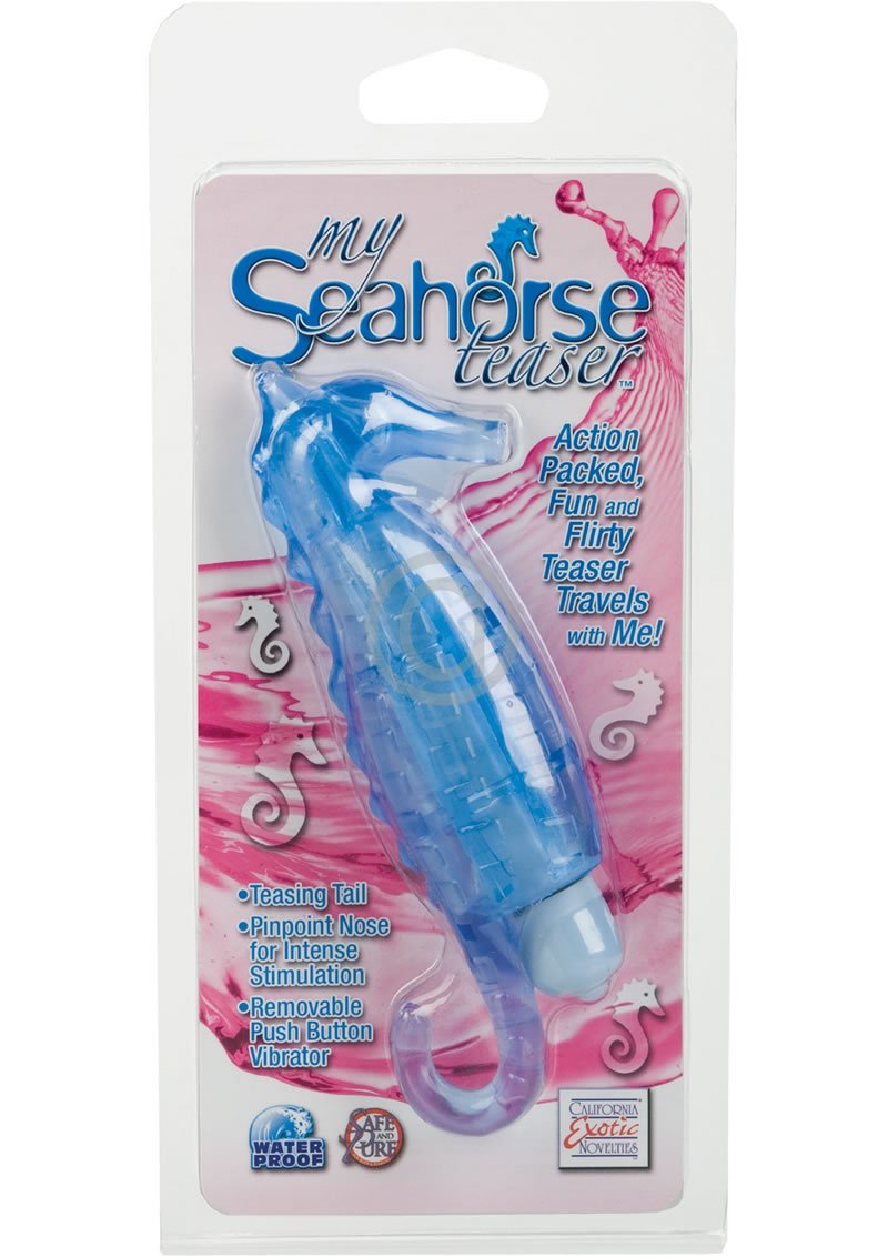 California Exotic Novelties My Seahorse Teaser, Blue