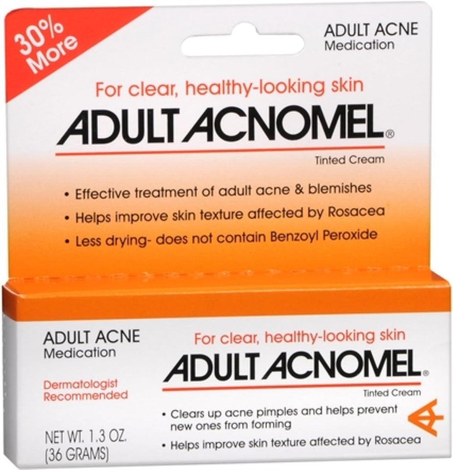 Adult Acnomel Tinted Cream 1.30 Oz (Pack Of 3)