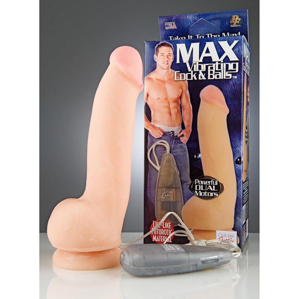 Max Vibrating Cock & Balls