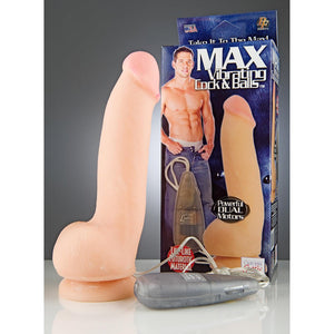 Max Vibrating Cock & Balls