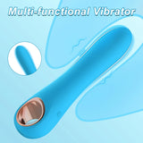 G Spot Vibrator Dildo, Tuitionua Realistic Silicone Dildos with 10 Vibration Modes, Soft Bendable Clitoral Vibrators, Vibrating