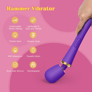 Tracy 's Dog Adult Toys, Vibrator Wand with 5 Vibrations and 3 Speeds, Adult Sex Toys for Clitoral Stimulation, Magic Cordless H