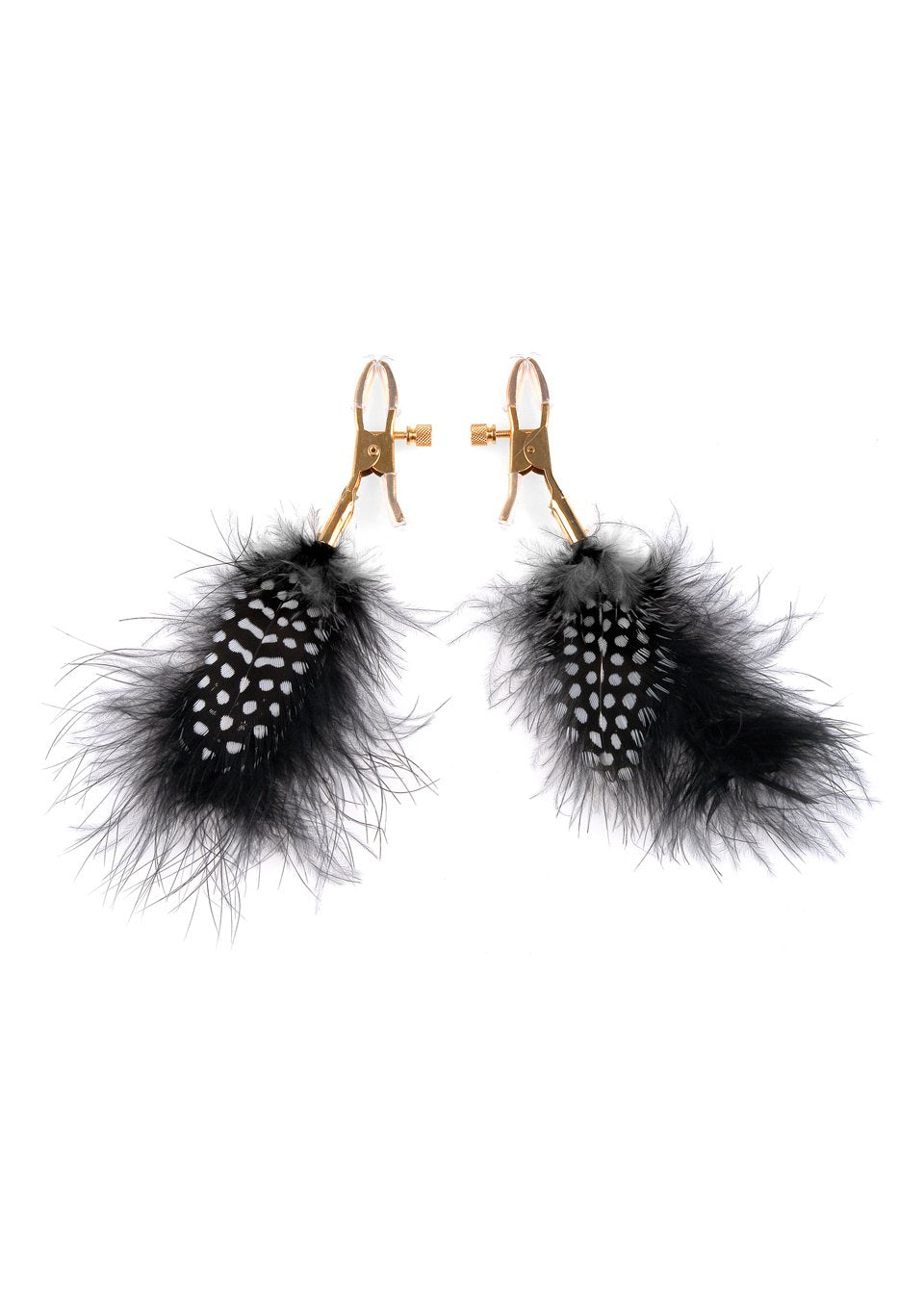 Pipedream Fetish Fantasy Series Gold Deluxe Feather Clamps