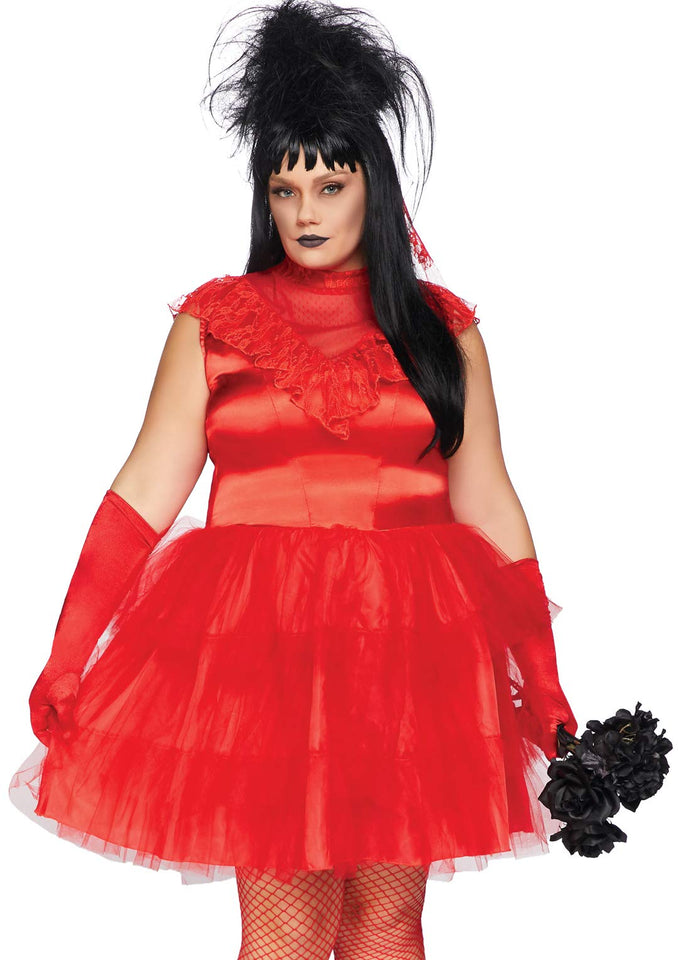 Leg Avenue 2 Pc Beetle Bride, Includes Sa Red Color