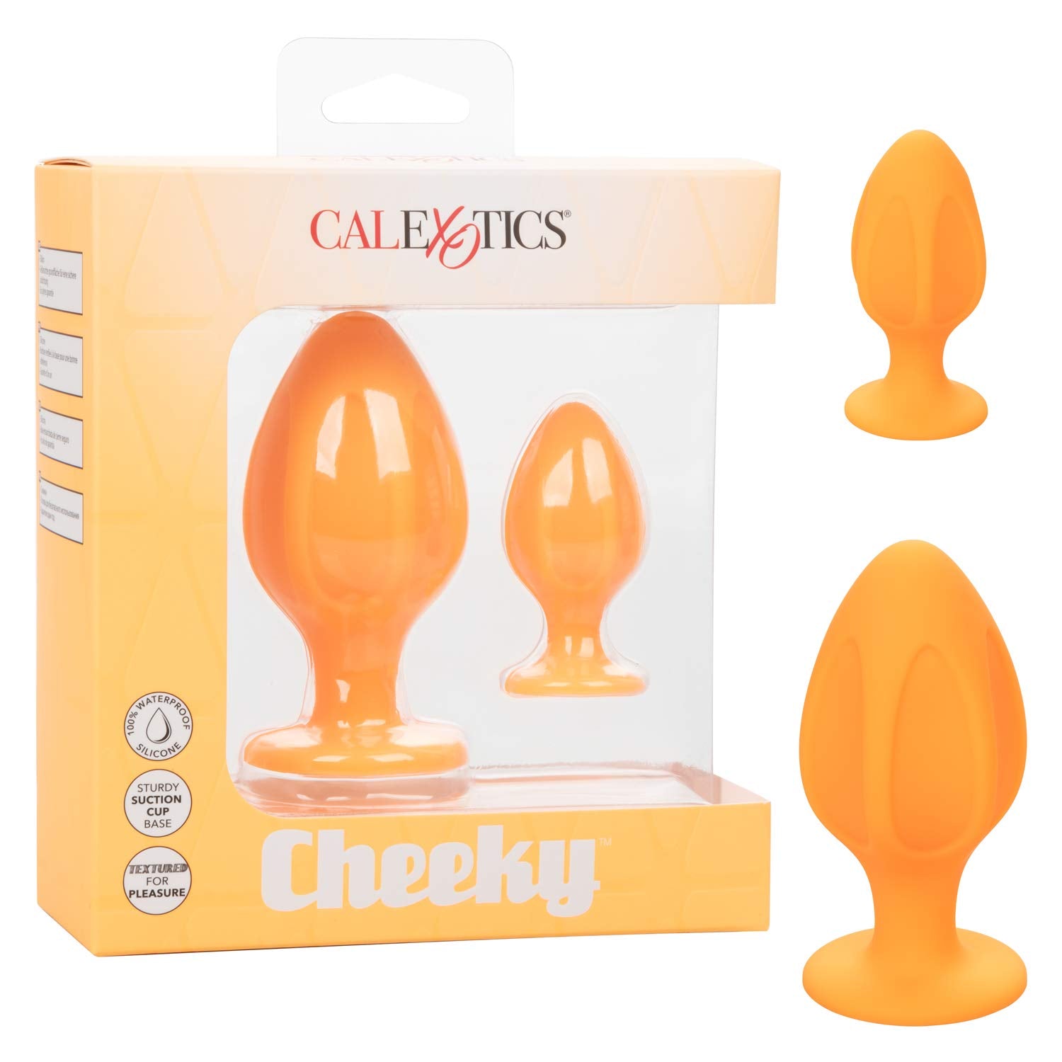 CalExotics Cheeky 2 Anal Plugs Set - Orange