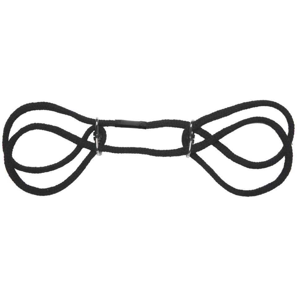 Japanese Style Bondage Cotton Cuffs Blk