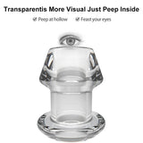 Tabuy Hollow Anal Plug Vaginal Dilator Speculum, TPE Transparent Anal Plug Anal Speculum Vaginal Stretcher Tunnel Anal Dilator B