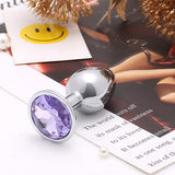 Akstore Small Fetish Anal Plug Butt Personal Sex Massager(Light Purple)
