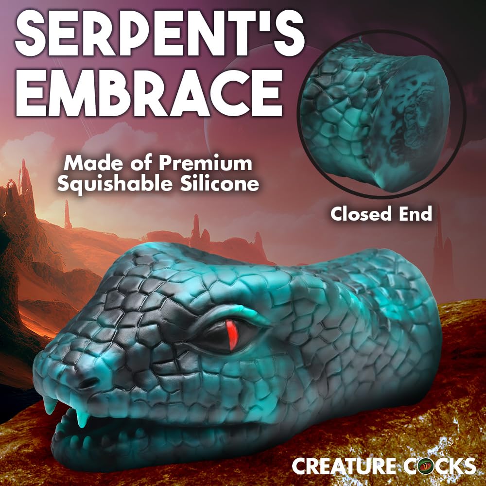 Creature Cocks Serpentinestroker Sil Grn