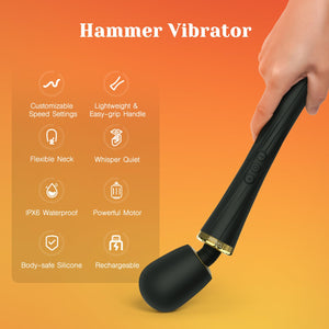 Tracy's Dog Vibrator - Cordless High-Power Wand Massager for Clitoral Stimulation, Quiet & Waterproof Adult Sex Toys for Women &