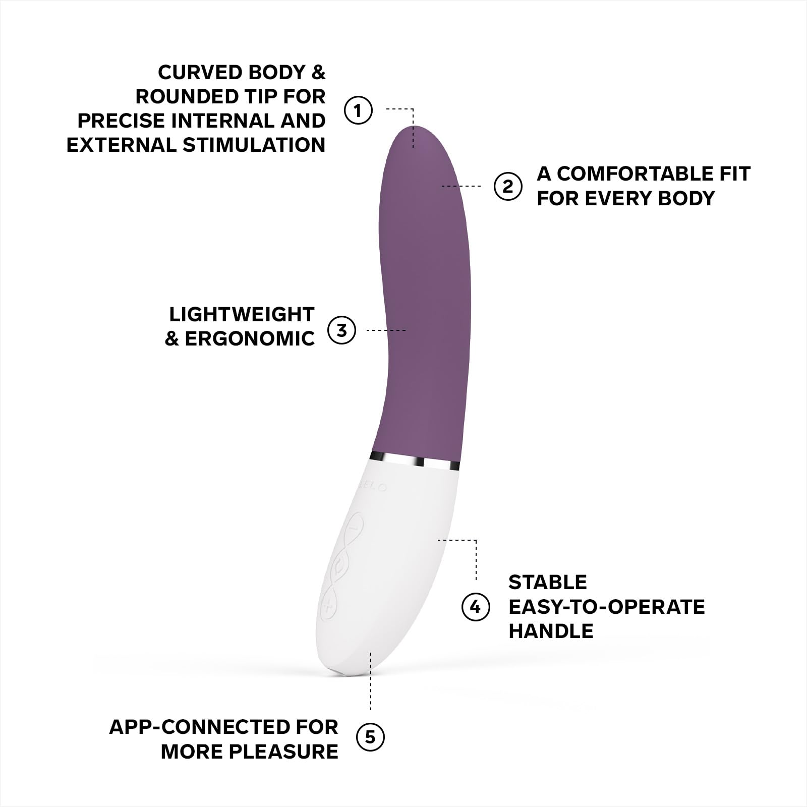 Lelo Liv 3 App G-Spot Vibrator Plum
