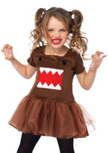 Leg Avenue Domo Tutu Dress & Print Leg Warmers (2 Piece), Brown, Small