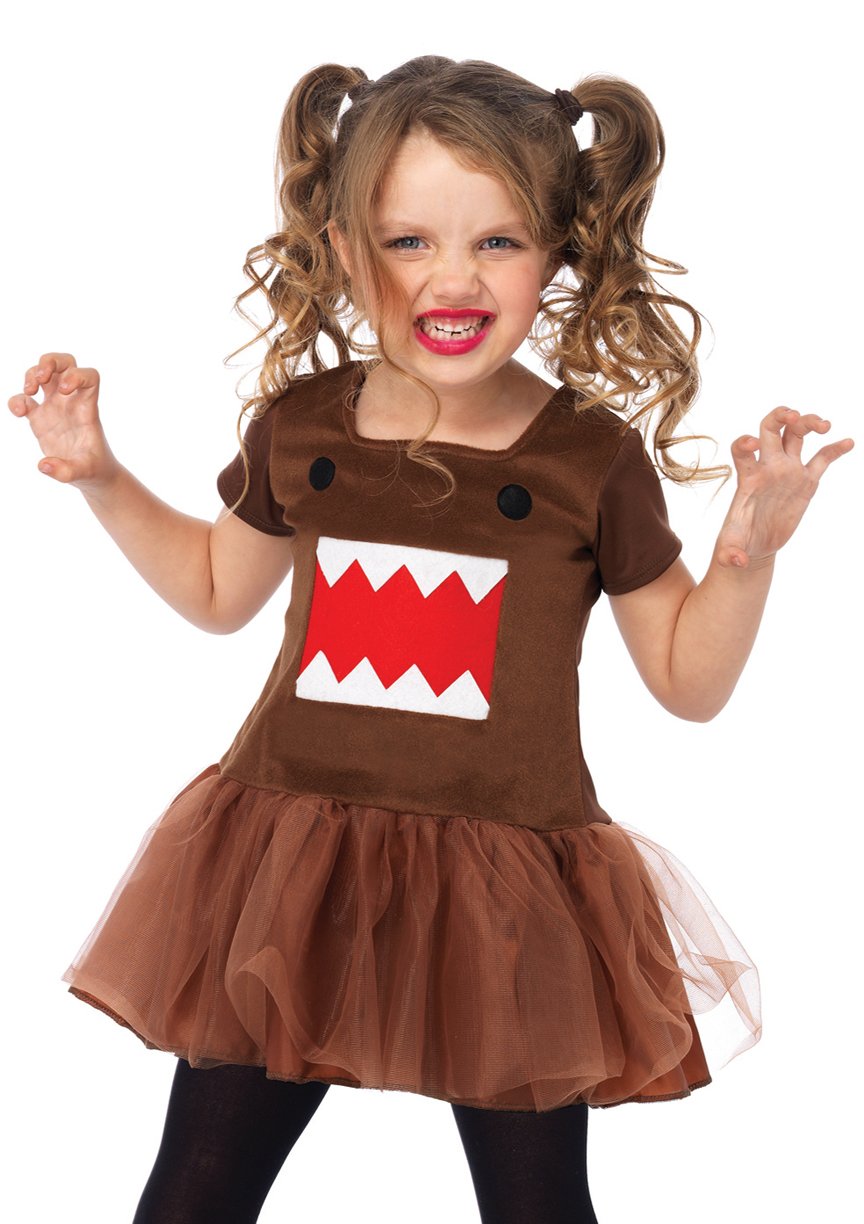 Leg Avenue Domo Tutu Dress & Print Leg Warmers (2 Piece), Brown, Small