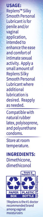 Replens Silky Smooth Personal Lubricant, 2.7 Fl Oz