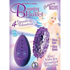 Nasstoys Vibrating Bumpy Bullet 4 Speed Waterproof, Purple, 3 Inch