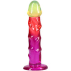 Crystal Jellies 7.5 in. Dong Rainbow