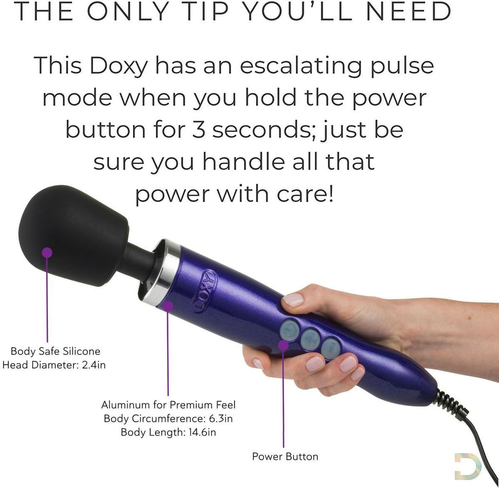 SB Doxy Die Cast Powerful Wand 1; Purple
