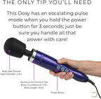 SB Doxy Die Cast Powerful Wand 1; Purple